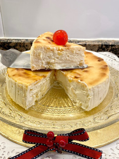 Foto principal de Tarta de Ricotta y manzanas en freidora de aire (Airfryer)