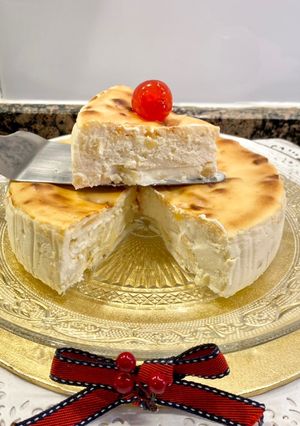 Foto principal de Tarta de Ricotta y manzanas en freidora de aire (Airfryer)