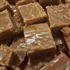 A picture of Maw Maws Peanut Butter Fudge.