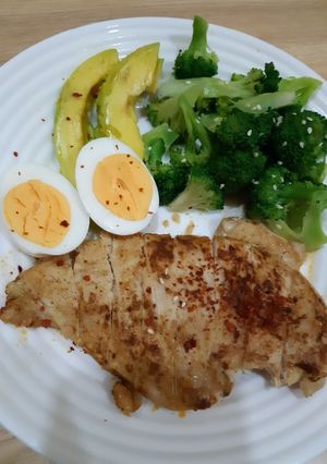 Foto resep Ayam (menu diet lunch)