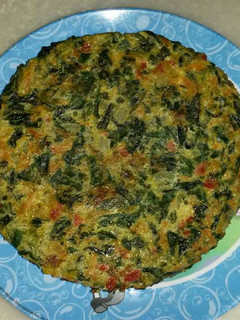 Una foto de Tortilla de acelga