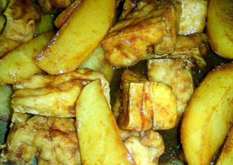 Kentang-Tahu Kecap #BantuMantenBaru