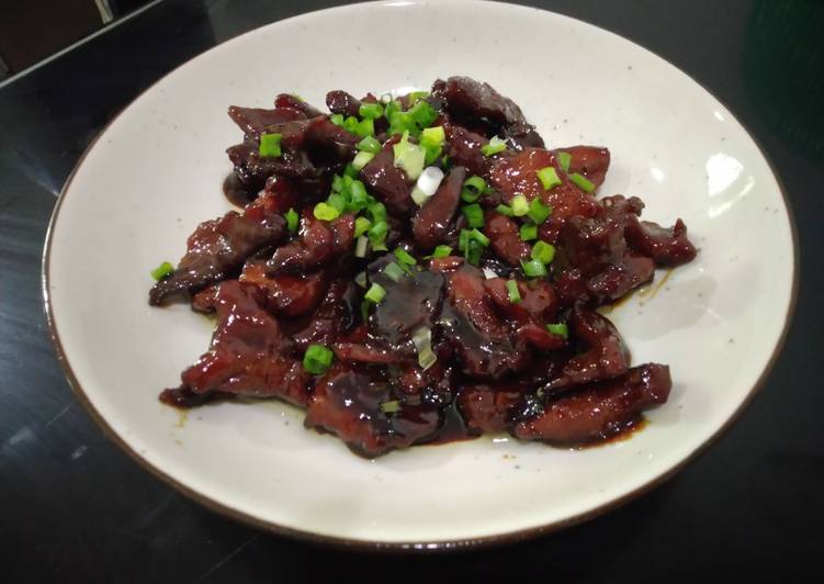 makanan Mongolian Beef yang Sempurna