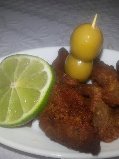 Una foto de Chicharrones de panceta de cerdo