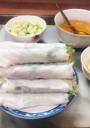 Hình của món Phở cuốn.