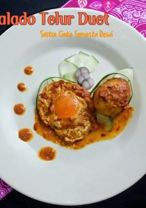 Foto resep 250. Balado Telur Duet