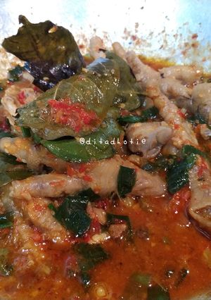 Foto resep Ceker mercon simple