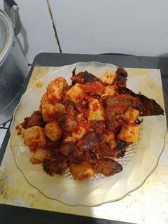 Foto resep Sambal goreng ati ampela ayam tahu