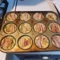 A picture of Bacon Spinich Quiche Suprise.