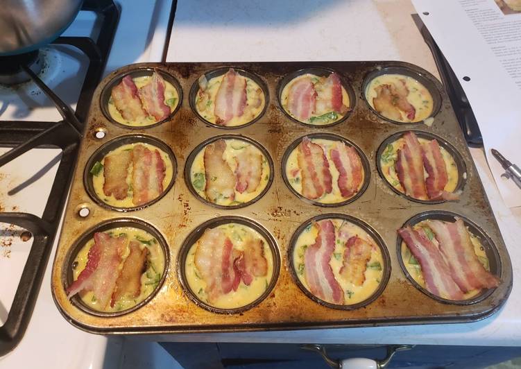 Simple Way to Make Speedy Bacon Spinich Quiche Suprise