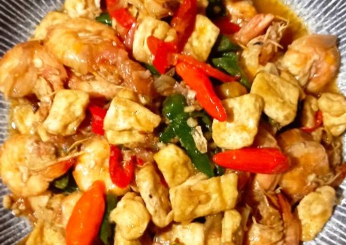 Resep Oseng Udang Tahu Oleh Hilda Dawood Cookpad