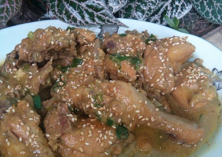 Resep Ayam Kecap Wijen (chicken yakiniku), Lezat Sekali