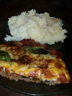 Una foto de Pan de carne clásico a la pizza