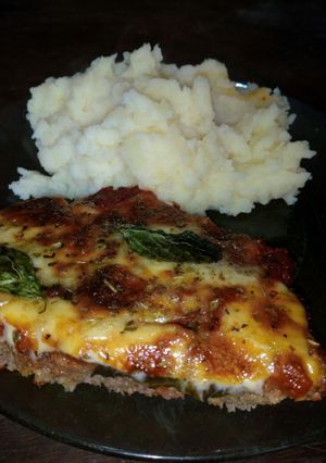 Una foto de Pan de carne clásico a la pizza