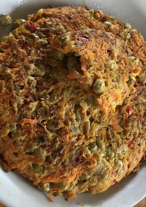 Una foto de Tortilla de Arvejas