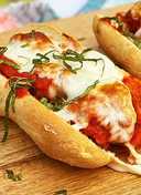 Wagyu Beef Meatball Sub on Semolina Hoagie Roll