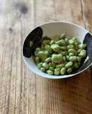 Boiled broad beans