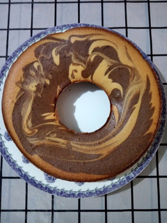 Foto resep 587) Marmer Cake Jadul Pak Sahak (All in one Method)