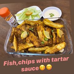 A picture of Fried fish.