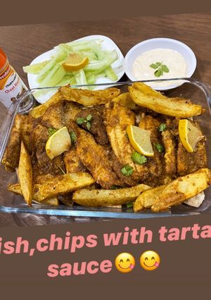 A picture of Fried fish.