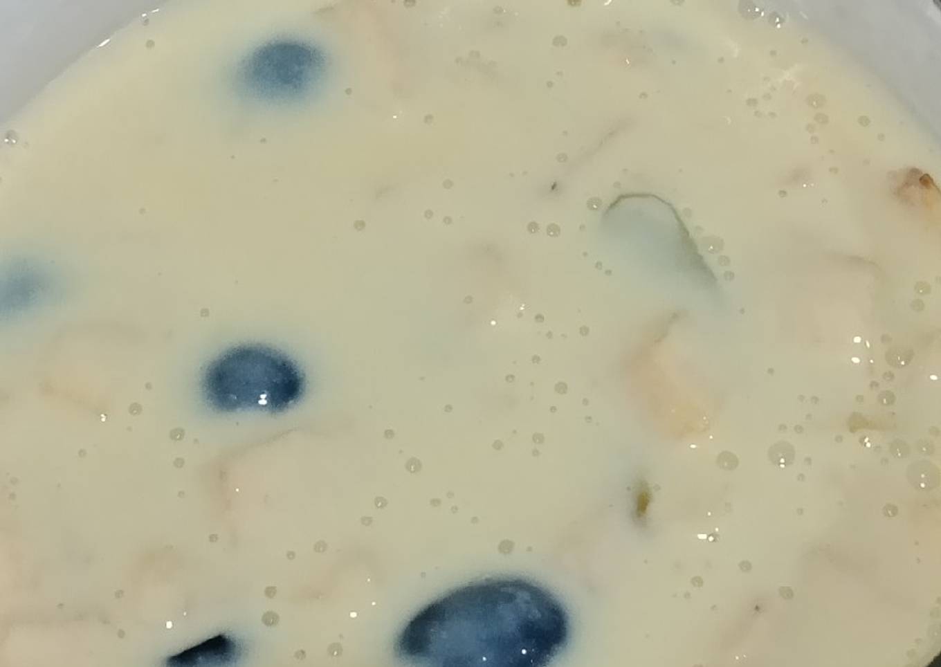 Fruit custard
