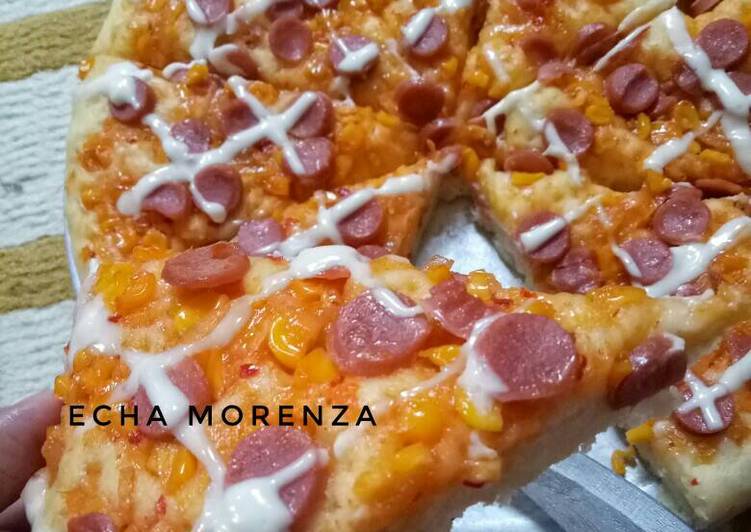 Cara Gampang Membuat Pizza Sambal Bangkok Tanpa Keju yang Enak