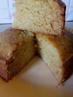 A picture of Eggless orange cake.