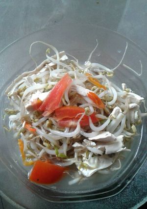 Foto resep Sayur toge tahu simple
