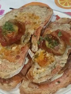 Una foto de Sándwich al plato