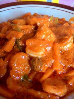 Foto resep Udang Saos Pedas