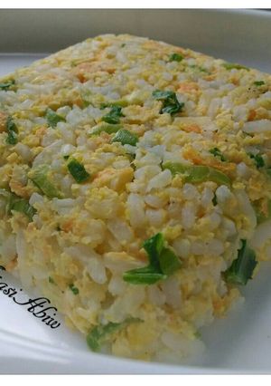 Foto resep MPASI 8M+ Nasi tim telur orak arik