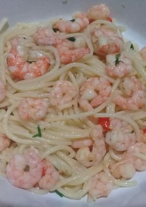 Foto resep Aglio udang