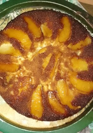 Una foto de Tarta de Manzana Invertida