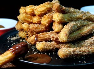 Una foto de CHURROS!!!🥨☕