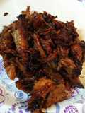 Barbecued leftover Tangerine pork