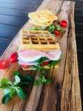 Waffle salati da farcire