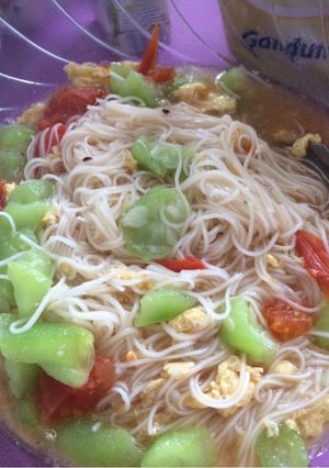 Foto resep Sarapan sup oyong misoa