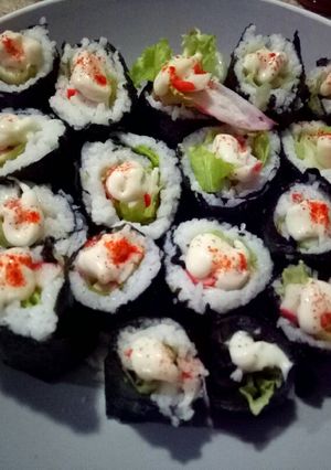 Foto resep Sushi rumahan rasa resto.