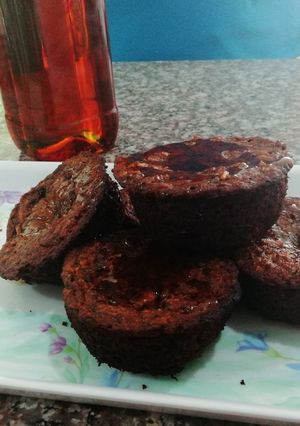 Una foto de Muffins saludables de banana, avena y coco 🥥 🍌