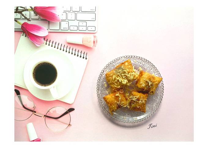 Cara Gampang Menyiapkan Pisang coklat kulit lumpia mini Anti Gagal