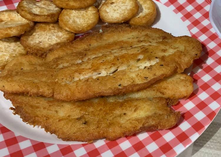 Cara Gampang Membuat Fillet ikan dori goreng tepung yang Sempurna