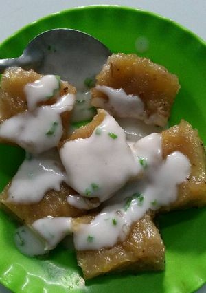 Hình của món Bánh chuối bột lọc.