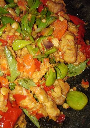 Foto resep Tempe sambel pete kemangi😘