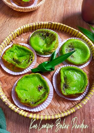 Foto resep Kue Lumpur Bakar Pandan