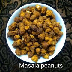 A picture of Masala peanuts.