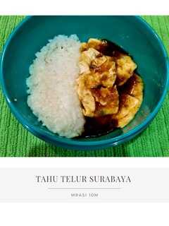 Foto resep MPASI 10m: Tahu Telur Surabaya