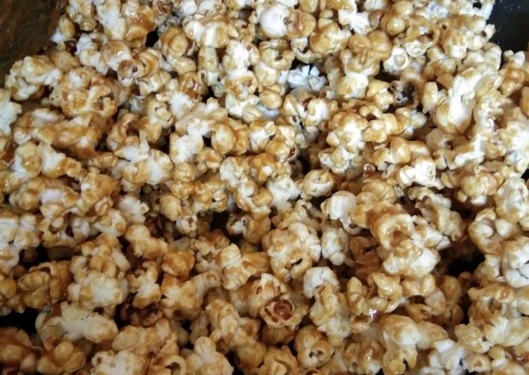 Resep Popcorn caramel Jadi, Sempurna