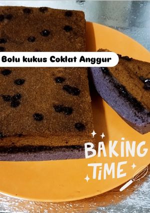 Foto resep Bolu Kukus Coklat Anggur