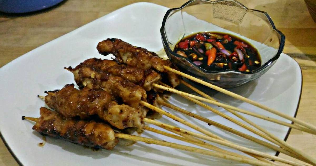 Resep Sate ayam bumbu kecap simple oleh rhawannabe - Cookpad