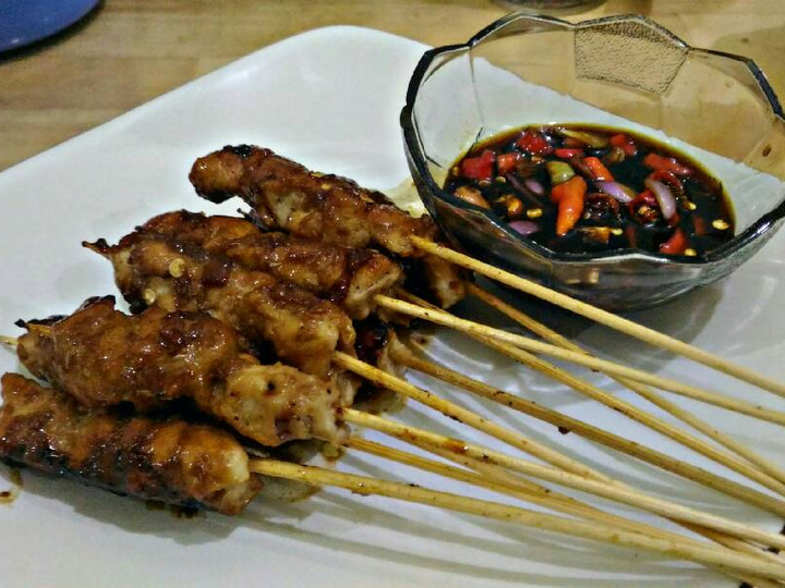 Resep: Sate ayam bumbu kecap simple Ekonomis Untuk Jualan